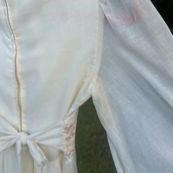 Vintage Jessica McClintock Gunne Sax Maxi  Dress Size XS Boho Prairie Romantic - Picture 11 of 14